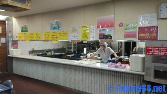 札幌市交通局 本局 地下食堂の注文カウンター
