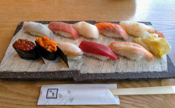 札幌駅ランチおすすめ「鮨棗」の握り寿司