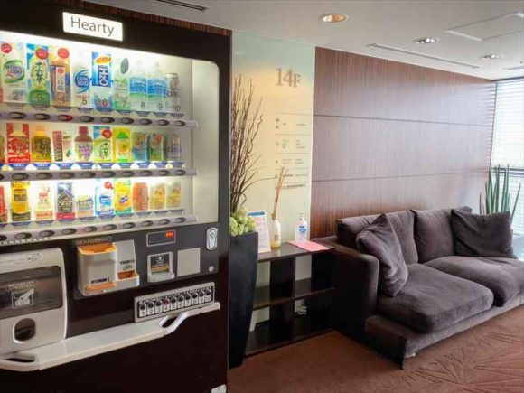 ホテルグレイスリー札幌の宿泊者専用ラウンジ