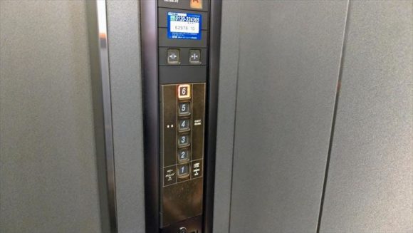 ホテルクラビーサッポロのエレベーター