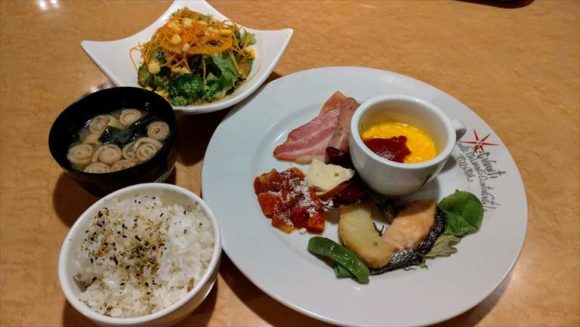 ホテルリソルトリニティ札幌の朝食ブッフェ