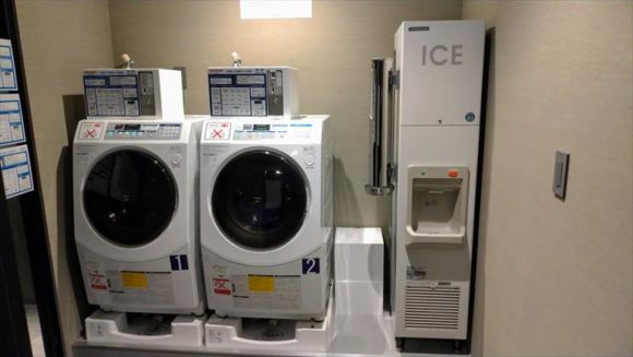 ホテルビスタ札幌大通のコインランドリー＆製氷機