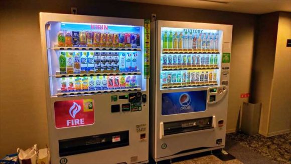 ホテルビスタ札幌大通の自動販売機