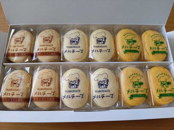 函館スイーツおすすめ人気④プティメルヴィーユの「メルチーズ」