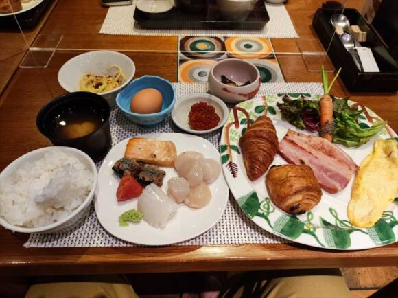 鶴雅リゾートスパ 森の謌（定山渓）おすすめ朝食ブッフェ