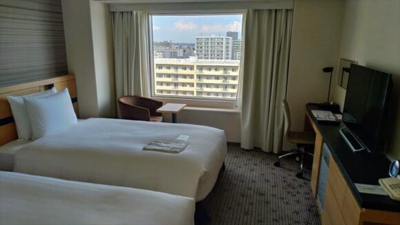 ANAクラウンプラザホテル札幌の客室レビュー（コンフォートツイン）