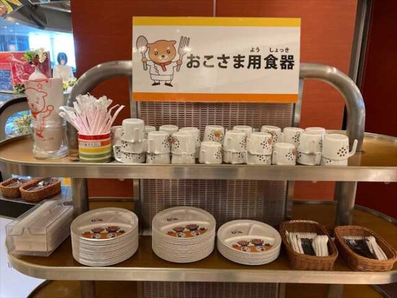 「THE BUFFET（ザ・ブッフェ）大丸札幌」の子ども用食器