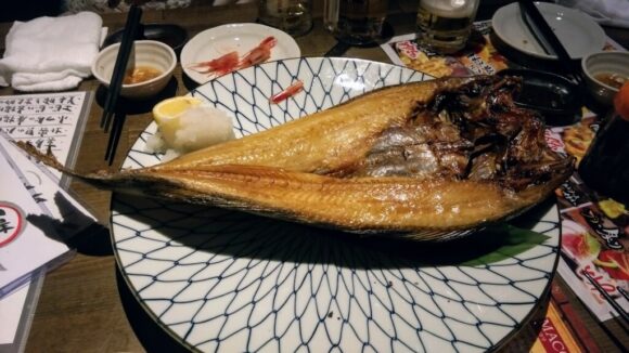 ルンゴカーニバル（F45ビル）の焼き魚