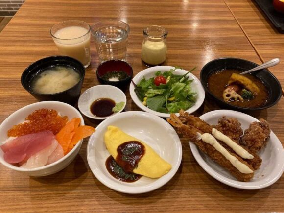 ドーミーインPREMIUM札幌おすすめ朝食ブッフェバイキング