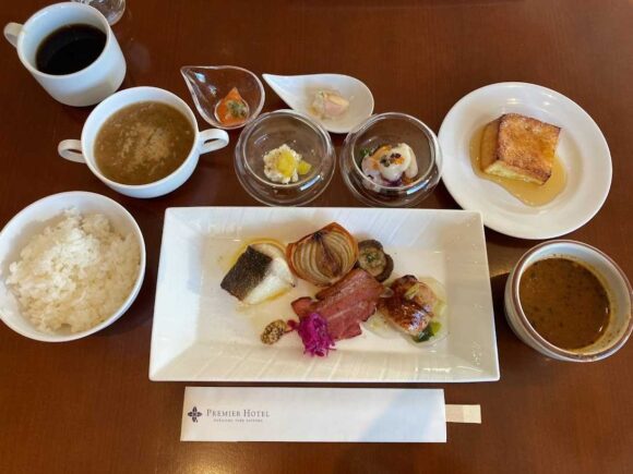 プレミアホテル中島公園札幌おすすめ朝食ブッフェバイキング