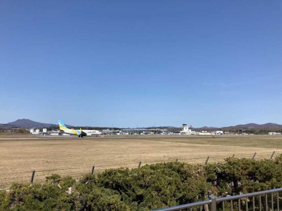 函館空港おすすめ撮影スポット「空港緑地 高松展望広場」
