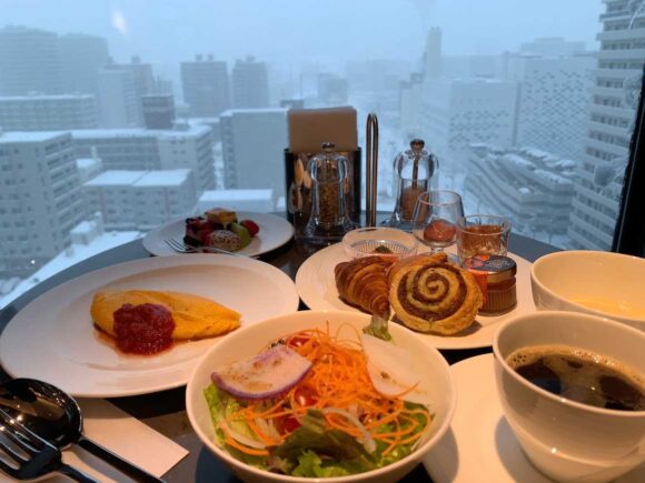 ホテルエミオン札幌「クラブラウンジ」ブレックファースト朝食（6時半～10時）