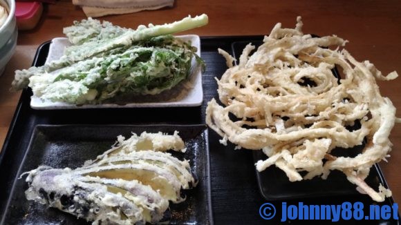 かばと製麺所の天ぷら
