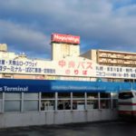 小樽駅前のバスターミナル